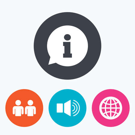 案内所のマークです 人とスピーカーのボリューム記号のグループ インターネット世界の記号 通信アイコン サークル アイコンでフラットなボタン のイラスト素材 ベクタ Image 案内所のマークです 人とスピーカーのボリューム記号のグループ インターネット世界の記号 通信アイコン サークル アイコンでフラットなボタン のイラスト素材 ベクタ Image