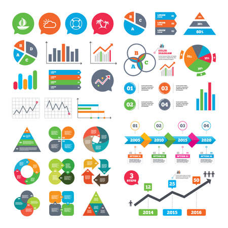 business charts growth graph travel icons sail boat with lifebuoy sail charts