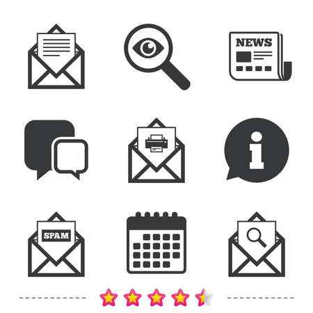 封筒アイコンをメールします メッセージのドキュメントのシンボル 郵便局の文字 新聞 情報 カレンダーのアイコン 拡大鏡 チャット記号を調査します ベクトル のイラスト素材 ベクタ Image 封筒アイコンをメールします メッセージのドキュメントのシンボル 郵便局の文字 新聞 情報 カレンダーのアイコン 拡大鏡 チャット記号を調査します ベクトル のイラスト素材 ベクタ Image