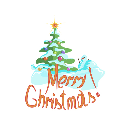 christmas tree with a snowman on white christmas stock vector 68479945 - White Christmas Tree Snowman christmas tree with a snowman on white christmas stock vector 68479945 - White Christmas Tree Snowman