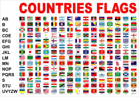 countries flags Stock Photo - 13747321