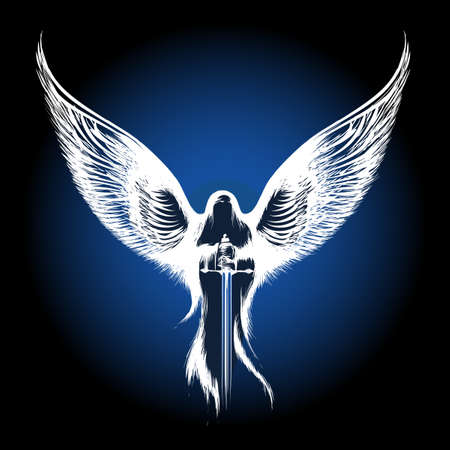 427 angel warrior stock vector illustration and royalty free angel