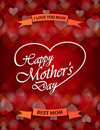 greeting cards International Women s Day: Mothers Day with ribbon