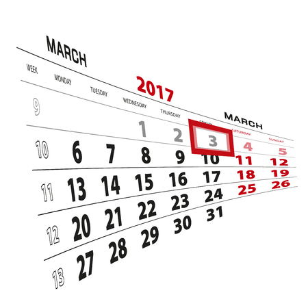 3 月 13 日カレンダー 17 で強調表示されます 週は月曜日から始まります ベクトルの図 のイラスト素材 ベクタ Image 3 月 13 日カレンダー 17 で強調表示されます 週は月曜日から始まります ベクトルの図 のイラスト素材 ベクタ Image