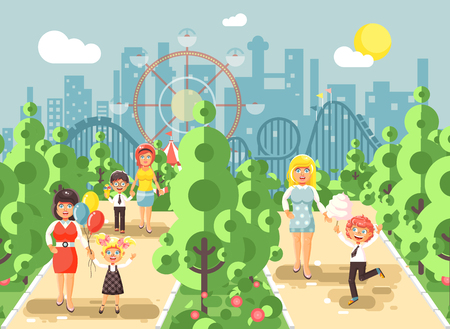 ベクトル イラスト子供 子供の日 風船を持つ親の散策プロムナードを歩く 食べるアイスクリームや綿菓子遊園地 屋外コースター スイッチ バック背景フラット スタイル の写真素材 画像素材 Image ベクトル イラスト子供 子供の日 風船を持つ親の散策プロムナードを歩く 食べるアイスクリームや綿菓子遊園地 屋外コースター スイッチ バック背景フラット スタイル の写真素材 画像素材 Image