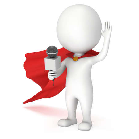 白人ショーをホストしていると マイクに向かって話しています 波こんにちは 3 D レンダリング図は 白い背景で隔離 の写真素材 画像素材 Image 白人ショーをホストしていると マイクに向かって話しています 波こんにちは 3 D レンダリング図は 白い背景で隔離 の写真素材 画像素材 Image