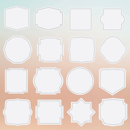 labels with border
