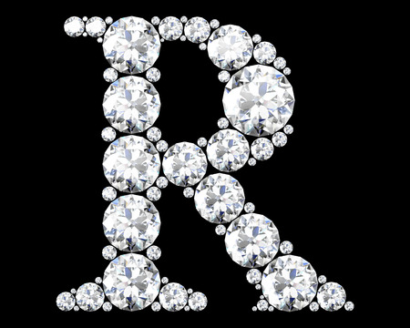 Diamond Letter R Stock Photos and Images - 123RF