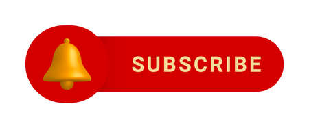 3d realistic notification bell vector illustration