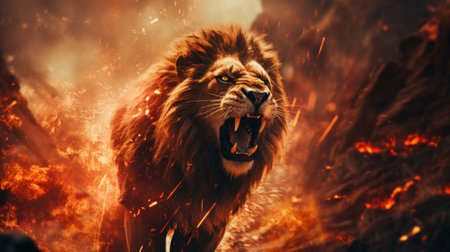 Narnia, aslan roaring HD wallpaper