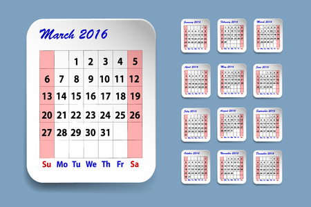 16 年 6 月のカレンダーです 12 月のシートはベクトルの右側に 6 月のカレンダーが左側にあります すべては流行の緑の背景です のイラスト素材 ベクタ Image 16 年 6 月のカレンダーです 12 月のシートはベクトルの右側に 6 月のカレンダーが左側にあります すべては流行の緑の背景です のイラスト素材 ベクタ Image