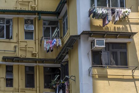 Detail Of Run Down Apartment Buildings In Hong Kong Photo Detail Of Run Down Apartment Buildings In Hong Kong Photo