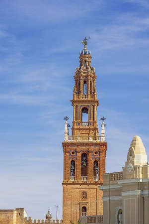 The tower of the san pedro church in carmona