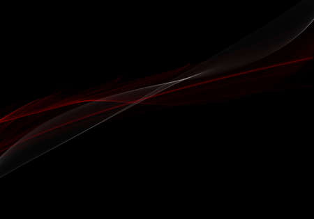 Abstract Background Waves Black White And Red Abstract