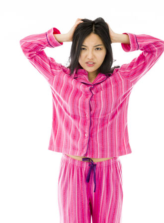 Asian screaming long hair doctor