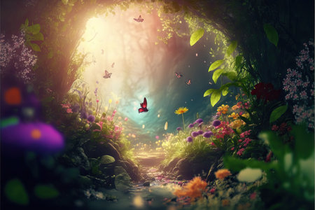 신비의 숲에서 요정 나무 로열티 무료 사진, 그림, 이미지 그리고 스톡 ..., حجم الصورة 450x300