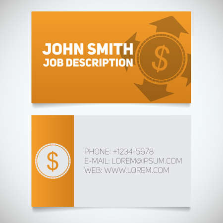 business card print template with money spending logo easy edit manager accountant - Accountant Business Card business card print template with money spending logo easy edit manager accountant - Accountant Business Card