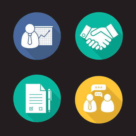 ビジネスとのパートナーシップ フラットなデザインの長い影アイコンを設定します ハンドシェイク シンボル グラフのプレゼンテーションは ペン 商談と契約を結んだ ベクター シルエット イラスト のイラスト素材 ベクタ Image ビジネスとのパートナーシップ フラットなデザインの長い影アイコンを設定します ハンドシェイク シンボル グラフのプレゼンテーションは ペン 商談と契約を結んだ ベクター シルエット イラスト のイラスト素材 ベクタ Image