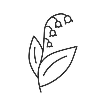 スズラン 5 月ユリ線形アイコン 庭の春花の細い線のイラスト 輪郭のシンボル 草花 ベクトル分離外形図 のイラスト素材 ベクタ Image スズラン 5 月ユリ線形アイコン 庭の春花の細い線のイラスト 輪郭のシンボル 草花 ベクトル分離外形図 のイラスト素材 ベクタ Image