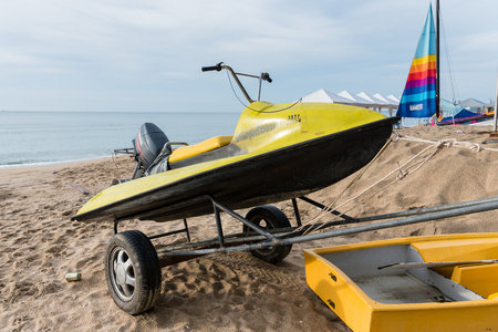Small Jet Boats >> Prachuap Khiri Khan Thailand April 18 2017 Small Boats Small Jet Boats >> Prachuap Khiri Khan Thailand April 18 2017 Small Boats