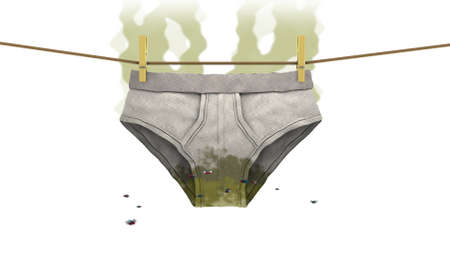 Dirty Underwear D Illustration Stock Illustration Dirty Underwear D Illustration Stock Illustration