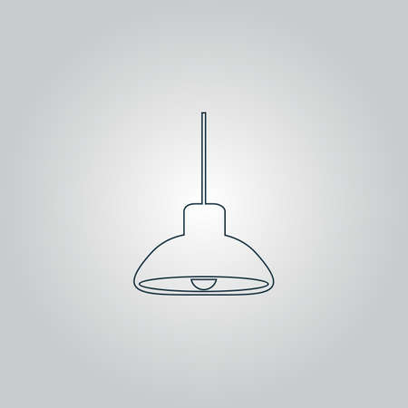 Ceiling Lamp Flat Web Icon Or Sign Isolated On Grey Background Collection Modern Trend Ceiling Lamp Flat Web Icon Or Sign Isolated On Grey Background Collection Modern Trend