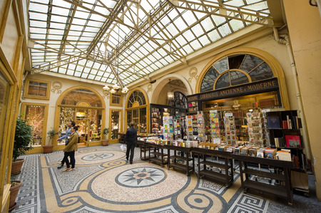 paris france july 27 2015 galerie vivienne is an ancient