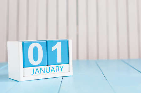 august 1st day 1 of month loose leaf calendar on blue background 1 month calendar