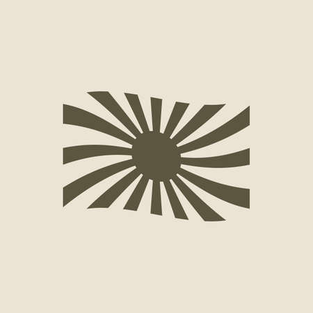 旭日旗 のイラスト素材 ベクタ Image