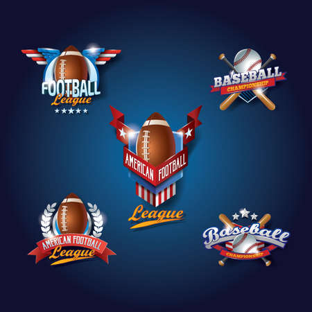 野球選手権壁紙のイラスト素材 ベクタ Image