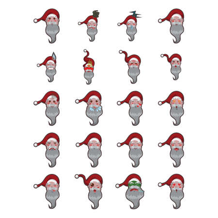 トナカイの顔文字集のイラスト素材 ベクタ Image 5396