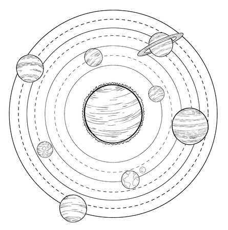 35472 Solar System Stock Illustrations Cliparts And