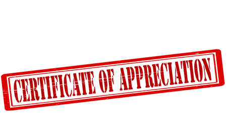 text for certificate of appreciation
