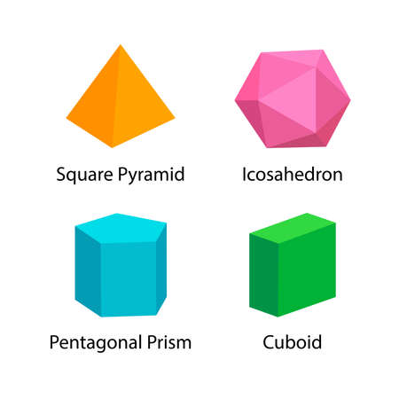 子供の学習のための名前クリップアートコレクション 幼稚園のためのシンプルなシンボル幾何学的な3d形状のカラフルな幾何学的な形のフラッシュカードを持つ英語 で3d図形の語彙を設定 のイラスト素材 ベクタ Image 子供の学習のための名前クリップアートコレクション 幼稚園のためのシンプルなシンボル幾何学的な3d形状のカラフルな幾何学的な形のフラッシュカードを持つ英語 で3d図形の語彙を設定 のイラスト素材 ベクタ Image