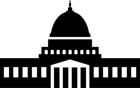 日本国会議事堂 水平のイラスト素材 ベクタ Image 18157040