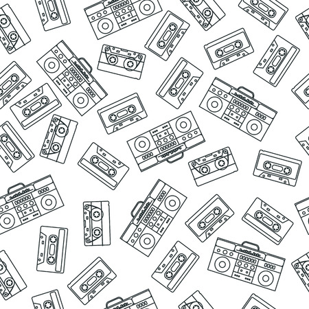 80 年代懐かしいスタイル ヴィンテージ レトロな 80 年代ファッションのシームレスなパターンをベクトルします 黒と白の輪郭線の背景 のイラスト素材 ベクタ Image 6154 80 年代懐かしいスタイル ヴィンテージ レトロな 80 年代ファッションのシームレスなパターンをベクトルします 黒と白の輪郭線の背景 のイラスト素材 ベクタ Image 6154