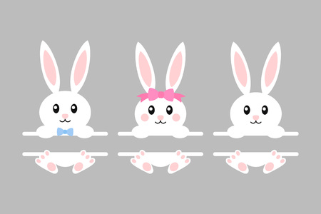 bunny face clipart