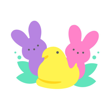 Peeps Stock Vector Illustration and Royalty Free Peeps Clipart