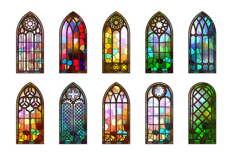 品質が完璧 ステンドグラス 作品集 本 教会 建築 glass Stained
