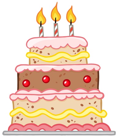 Anniversaire De 3 Ans Nombre Avec Bougie Festive Pour Le Gâteau De Fête  Trois Anniversaire Vecteurs libres de droits et plus d'images vectorielles  de Flamme - iStock