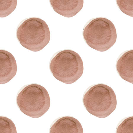abstract pattern with of watercolor circles in shades of pink