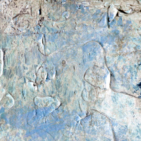 abstract textured acrylic background in blue shades background