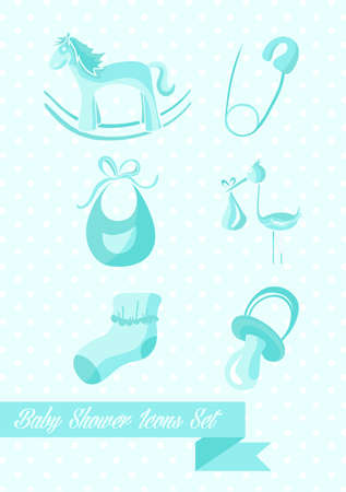 ベビー シャワー ガール招待カード ピンクのベビーカーの設計図と Eps10 ベクトル ファイル簡単に編集用レイヤーに整理します のイラスト素材 ベクタ Image