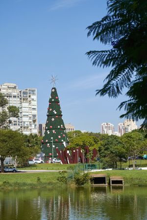 sao paulo brazil december 6 2016traditional christmas tree in ibirapuera - Christmas Traditions In Brazil sao paulo brazil december 6 2016traditional christmas tree in ibirapuera - Christmas Traditions In Brazil