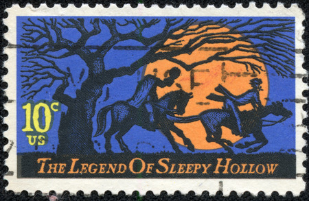 アメリカ合衆国 1974 A 切手年頃によって印刷されるアメリカでは スリーピーホロウの伝説 ワシントン州 Irving デザイン機能ヘッドレス騎手が Ichabod クレーン 1974 年頃追求 の写真素材 画像素材 Image アメリカ合衆国 1974 A 切手年頃によって印刷されるアメリカでは スリーピーホロウの伝説 ワシントン州 Irving デザイン機能ヘッドレス騎手が Ichabod クレーン 1974 年頃追求 の写真素材 画像素材 Image