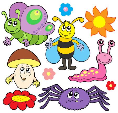 Small animals collection 6 - vector illustration. Иллюстрация