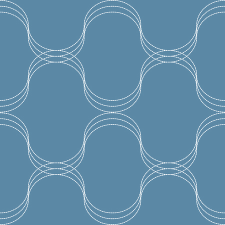 シームレスな白の破線の青の背景には シンプルなグラフィック このパターンは 繊維 カーペット 壁紙 カーテン モニターの壁紙 バナー等に使用できます のイラスト素材 ベクタ Image シームレスな白の破線の青の背景には シンプルなグラフィック このパターンは 繊維 カーペット 壁紙 カーテン モニターの壁紙 バナー等に使用できます のイラスト素材 ベクタ Image