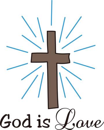 十字架はキリスト教のシンボルとして認識されている世界です このクロス中簡単な視覚的に魅力的です のイラスト素材 ベクタ Image