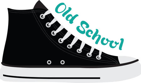 converse shoes vector