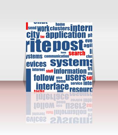 Flyer Or Cover Like Concept And Social Media Words Royalty Free